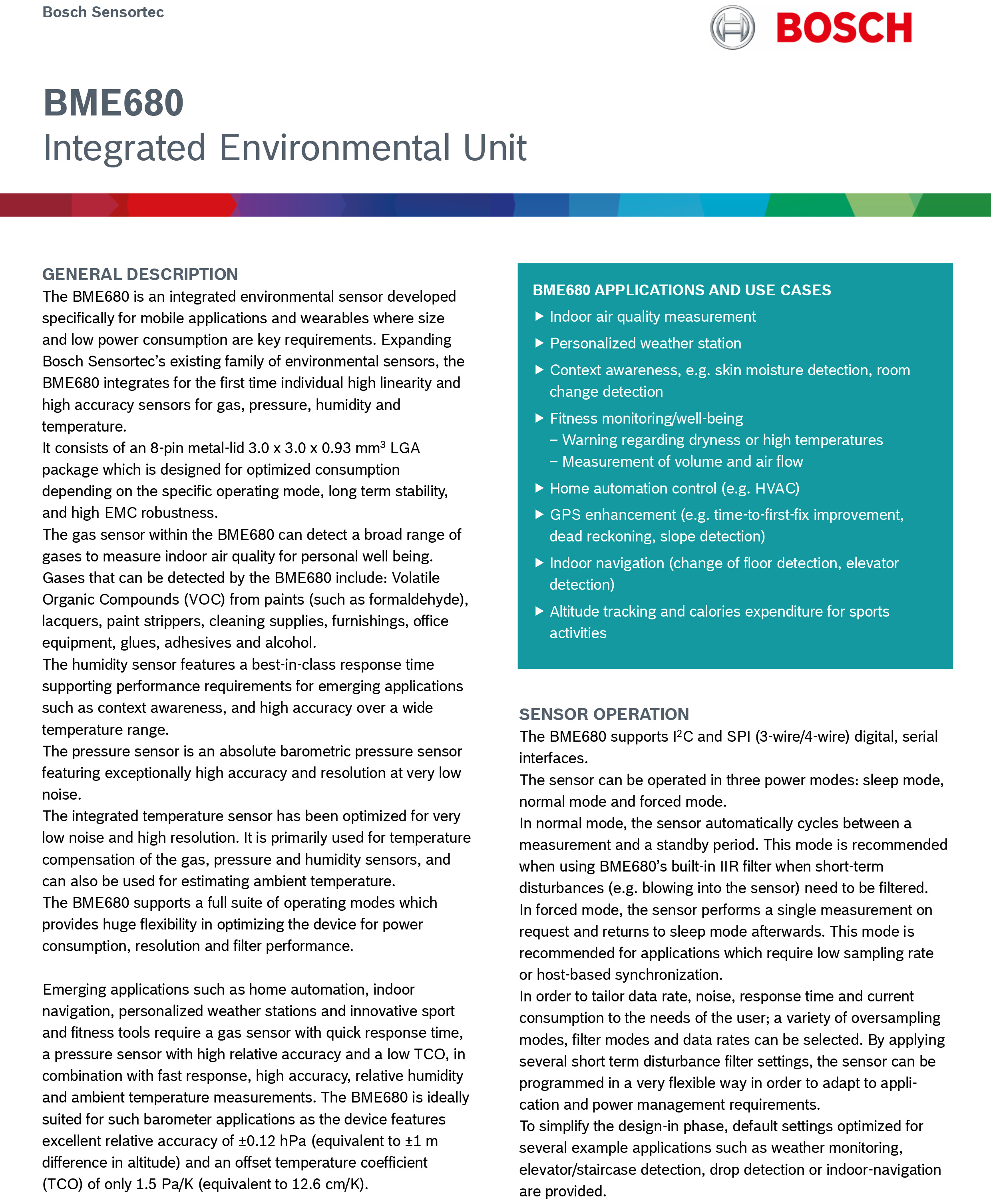 BST-BME680-FL000 PDF