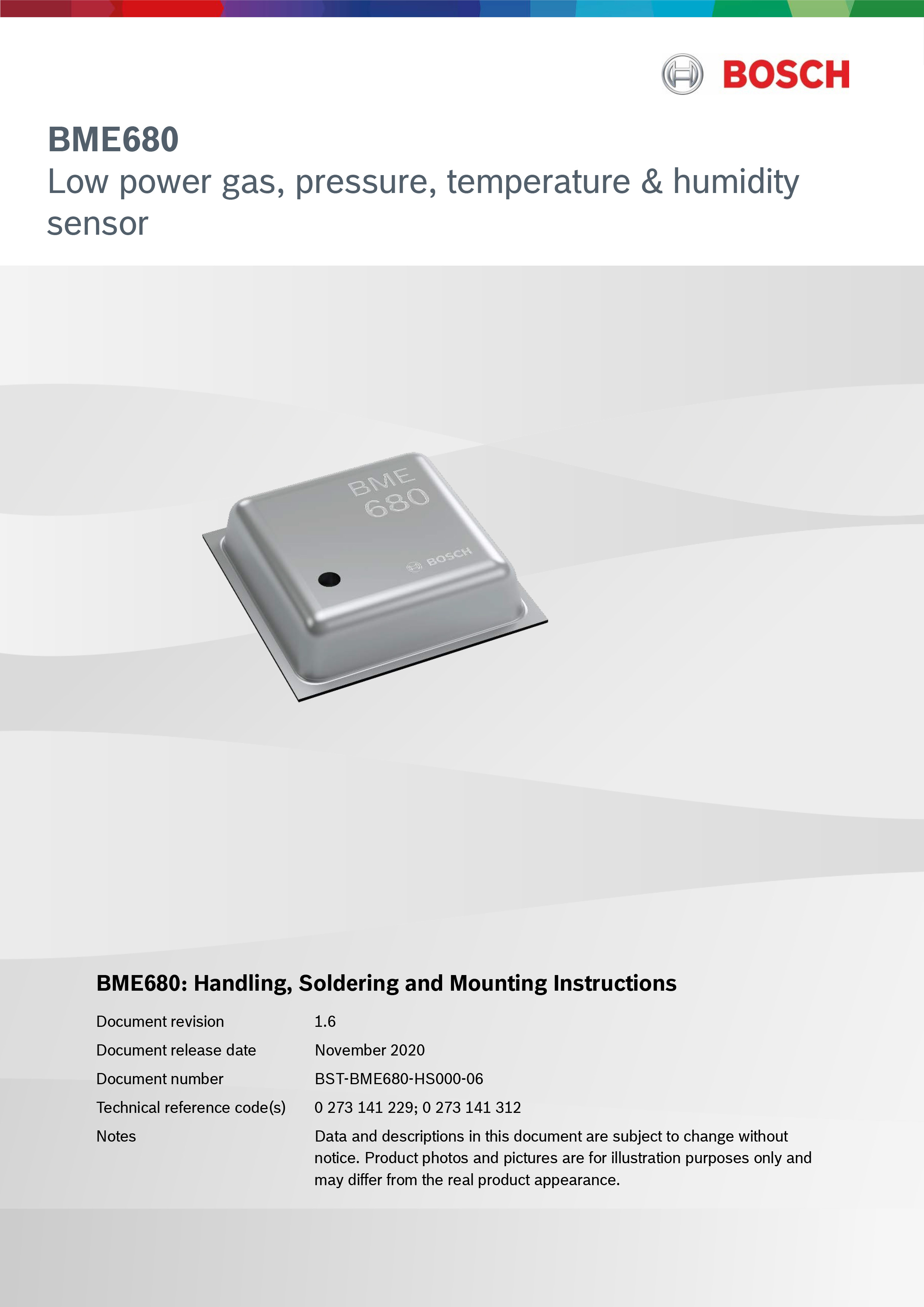 BST-BME680-HS000 PDF
