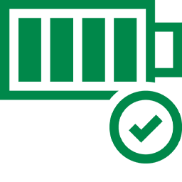 Reduced power consumption optimal for battery operated devices icon