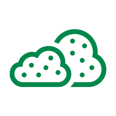 Particulate matter sensor icon